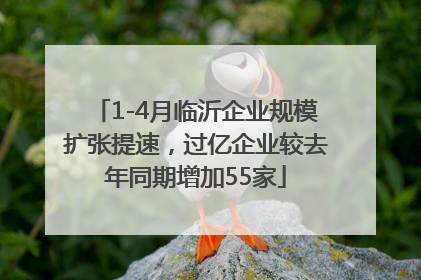1-4月临沂企业规模扩张提速，过亿企业较去年同期增加55家