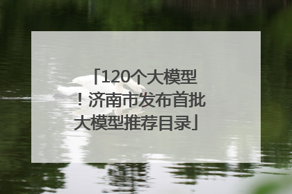 120个大模型！济南市发布首批大模型推荐目录