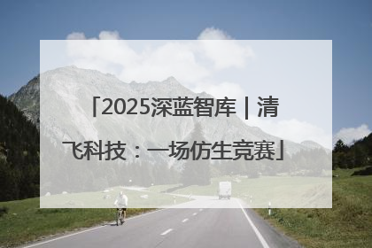 2025深蓝智库｜清飞科技：一场仿生竞赛